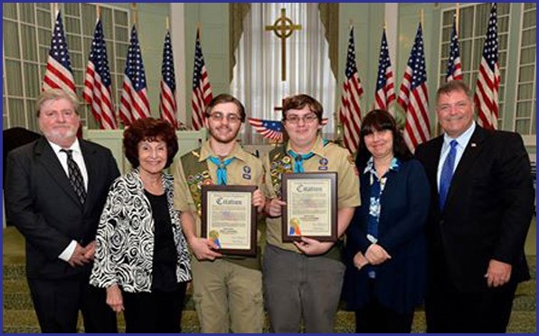 Legislator Rhoads Attends Eagle Scouts Court of Honor